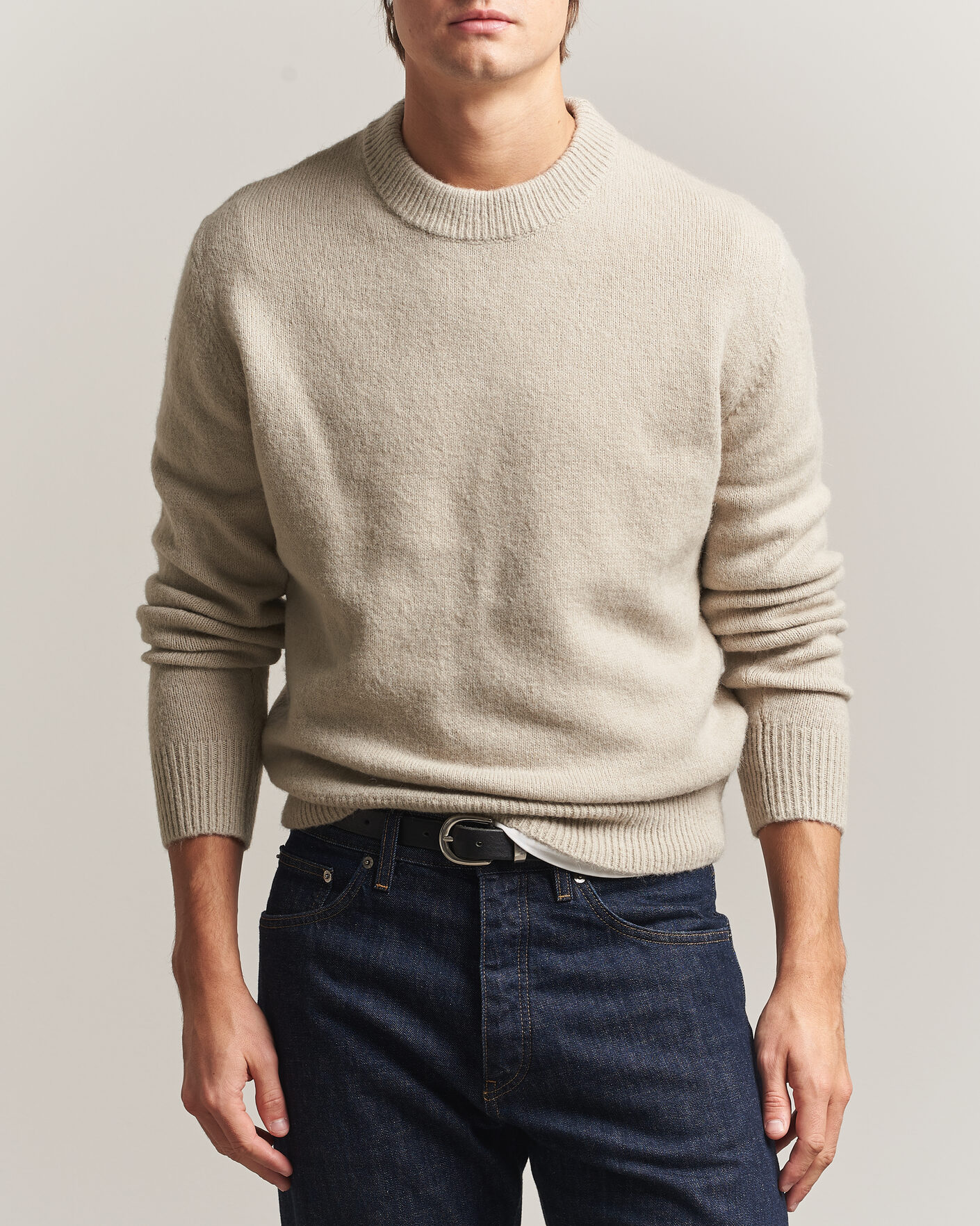 Herre | Gensere | Sunflower | Moon Alpaca Sweater Pebble
