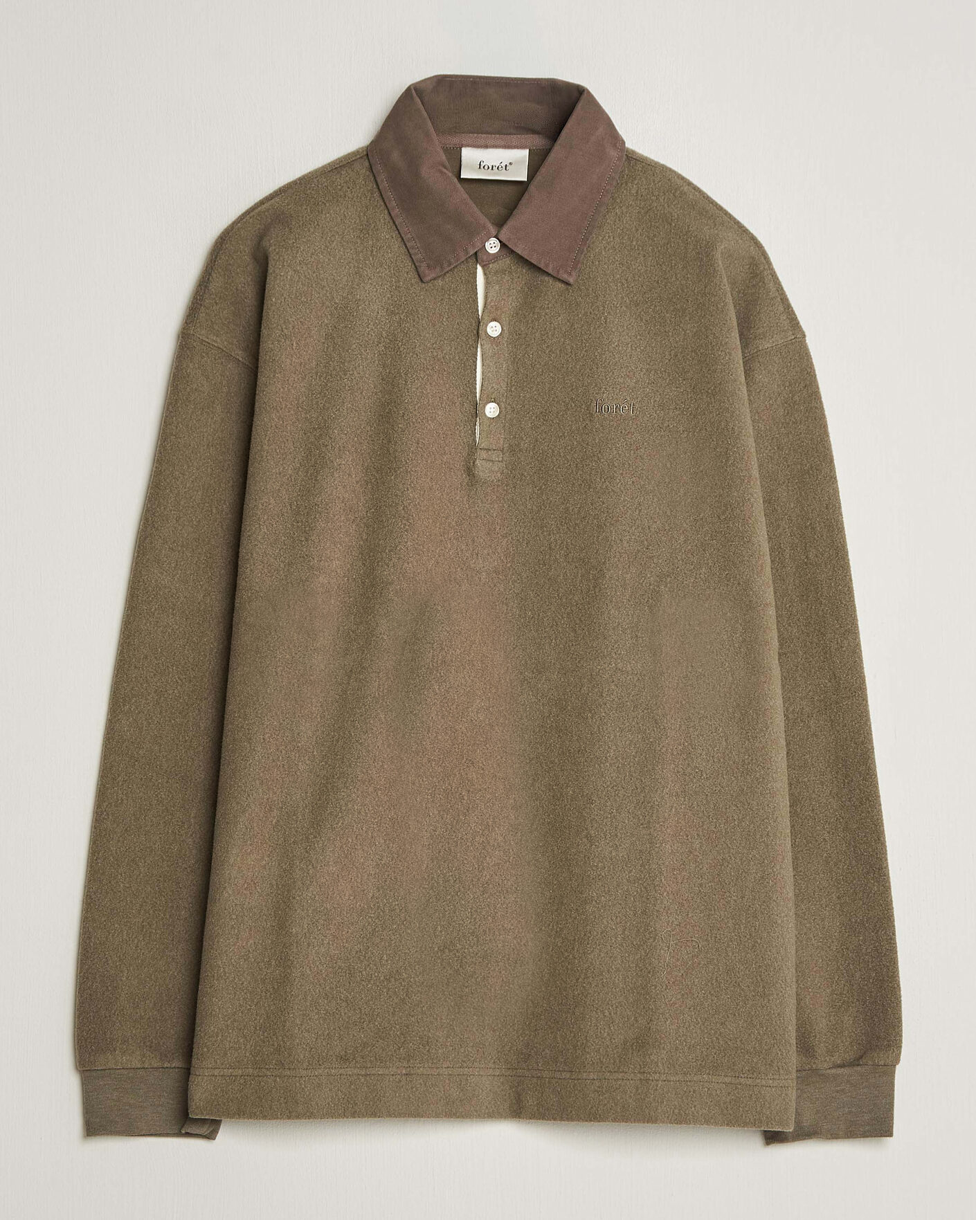 Herre | Gensere | Forét | Herb Brushed Rugby Washed Brown
