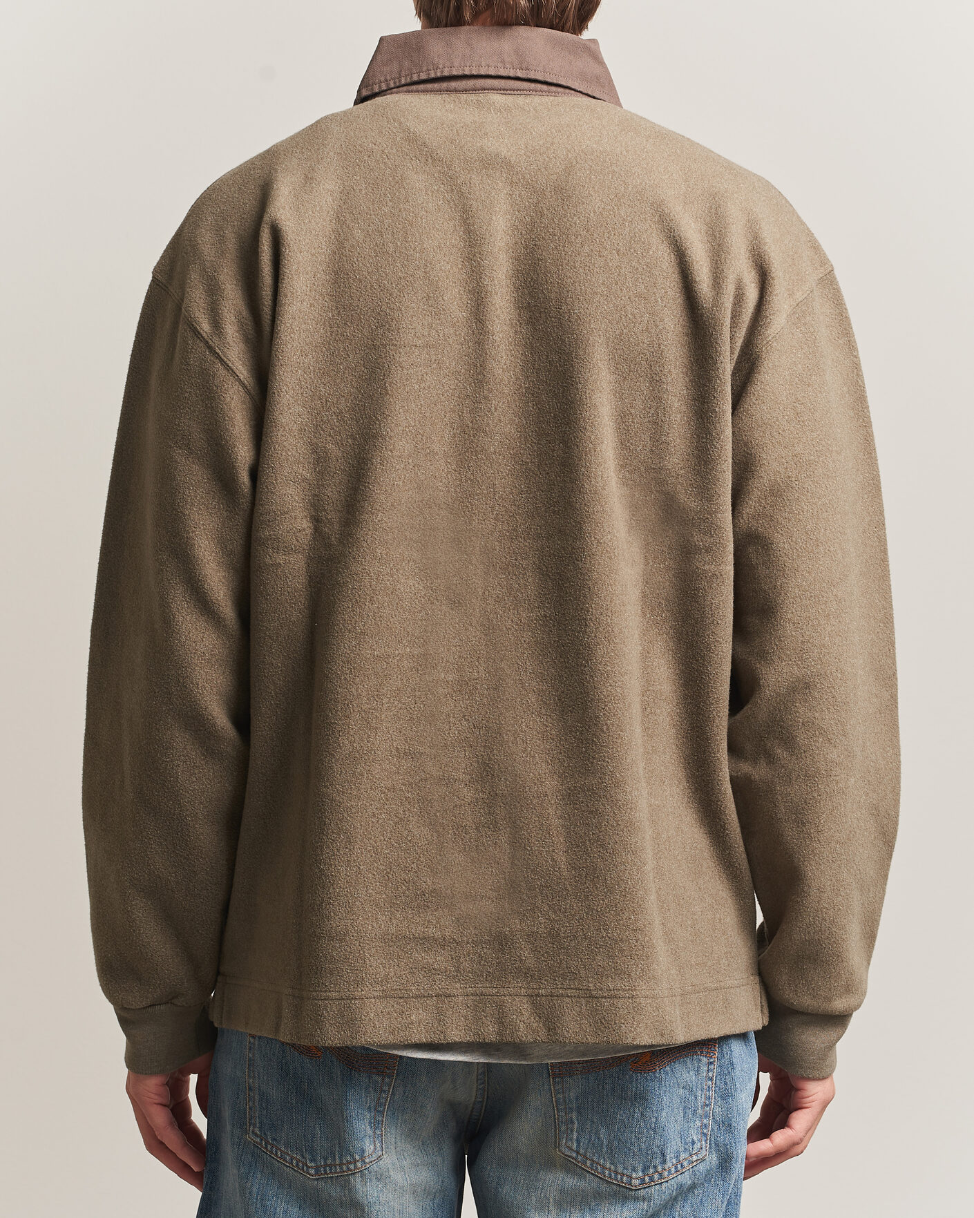 Herre | Gensere | Forét | Herb Brushed Rugby Washed Brown