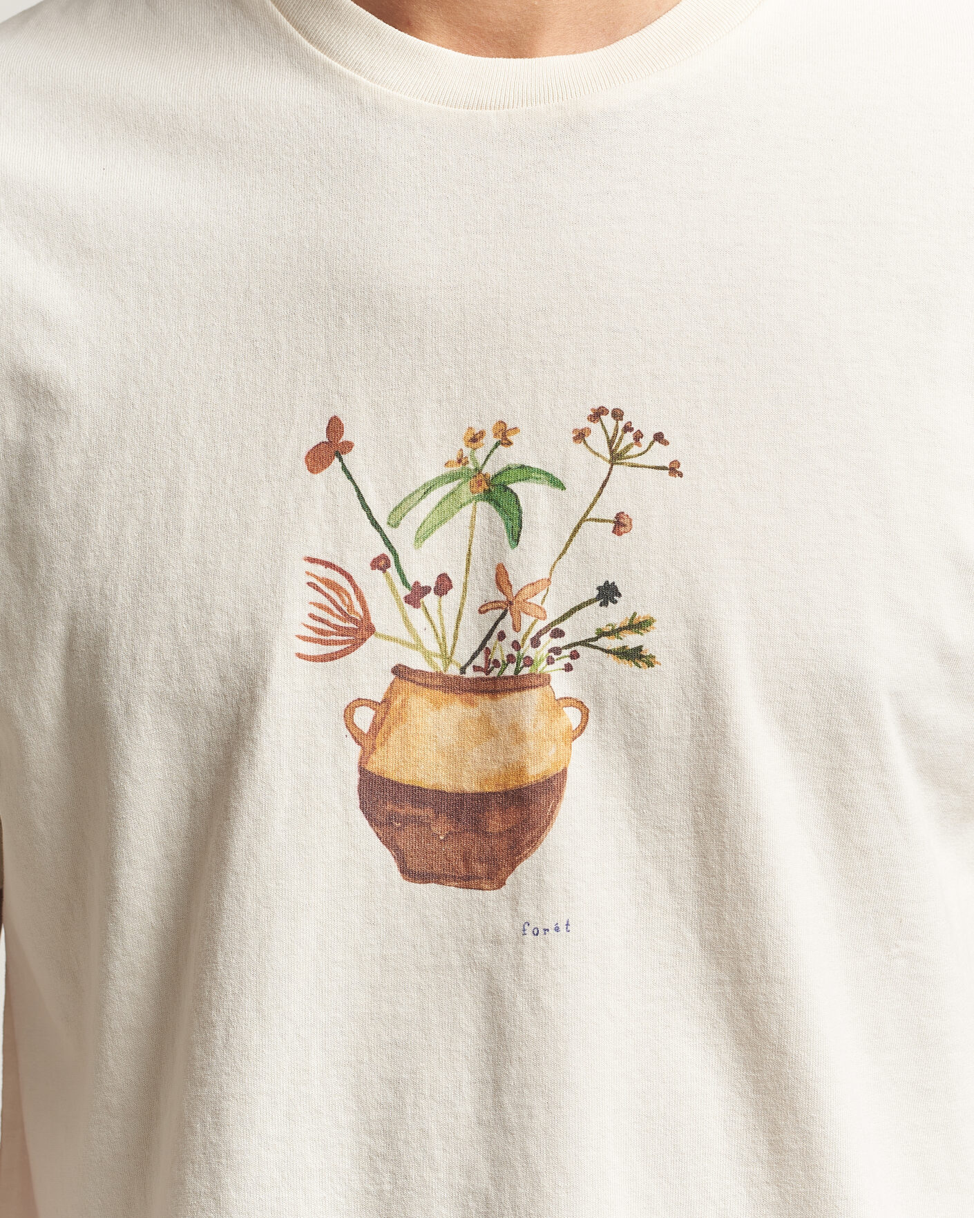 Herre | T-Shirts | Forét | Vase T-Shirt Cloud