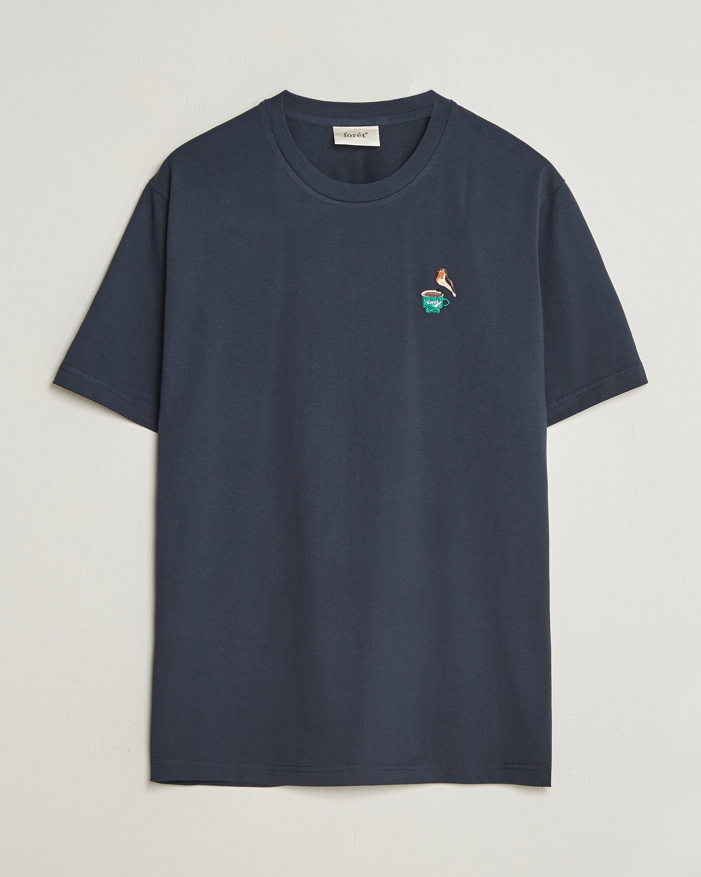 Herre | T-Shirts | Forét | Rest T-Shirt Navy