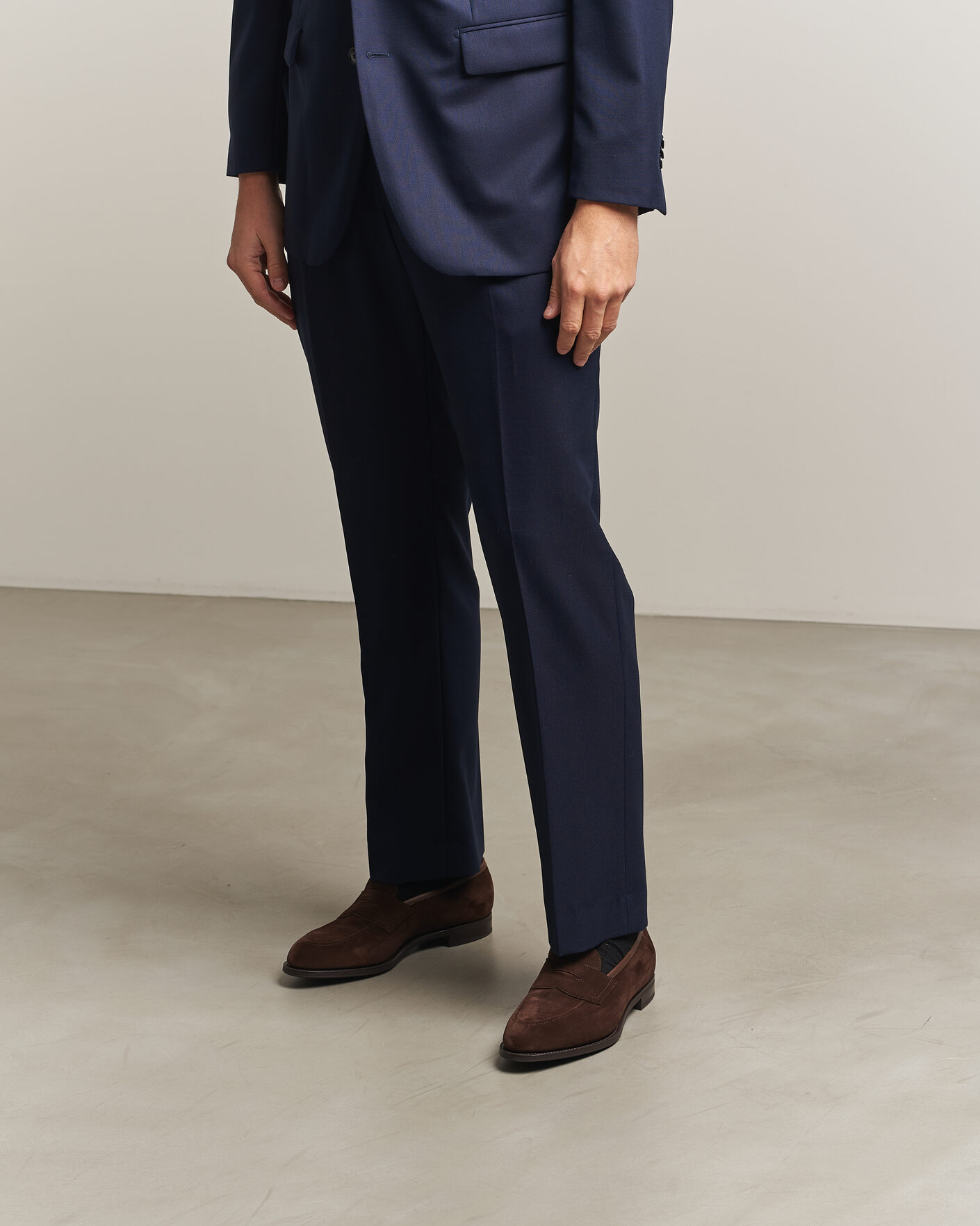 Herre | Loafers | Edward Green | Piccadilly Penny Loafer Mink Suede
