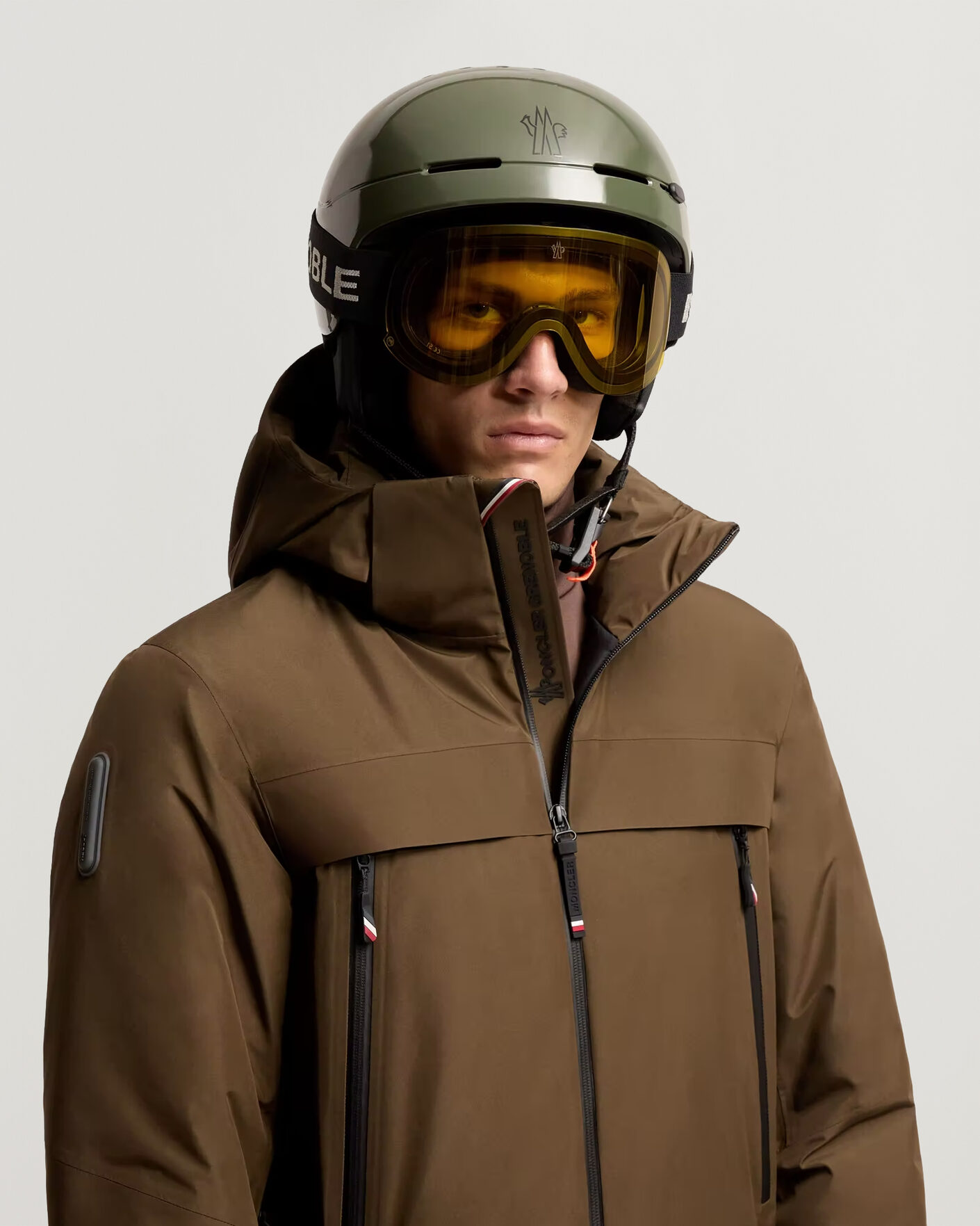 Herre | Solbriller | Moncler Lunettes | Snowflare Ski Googles Black/Yellow