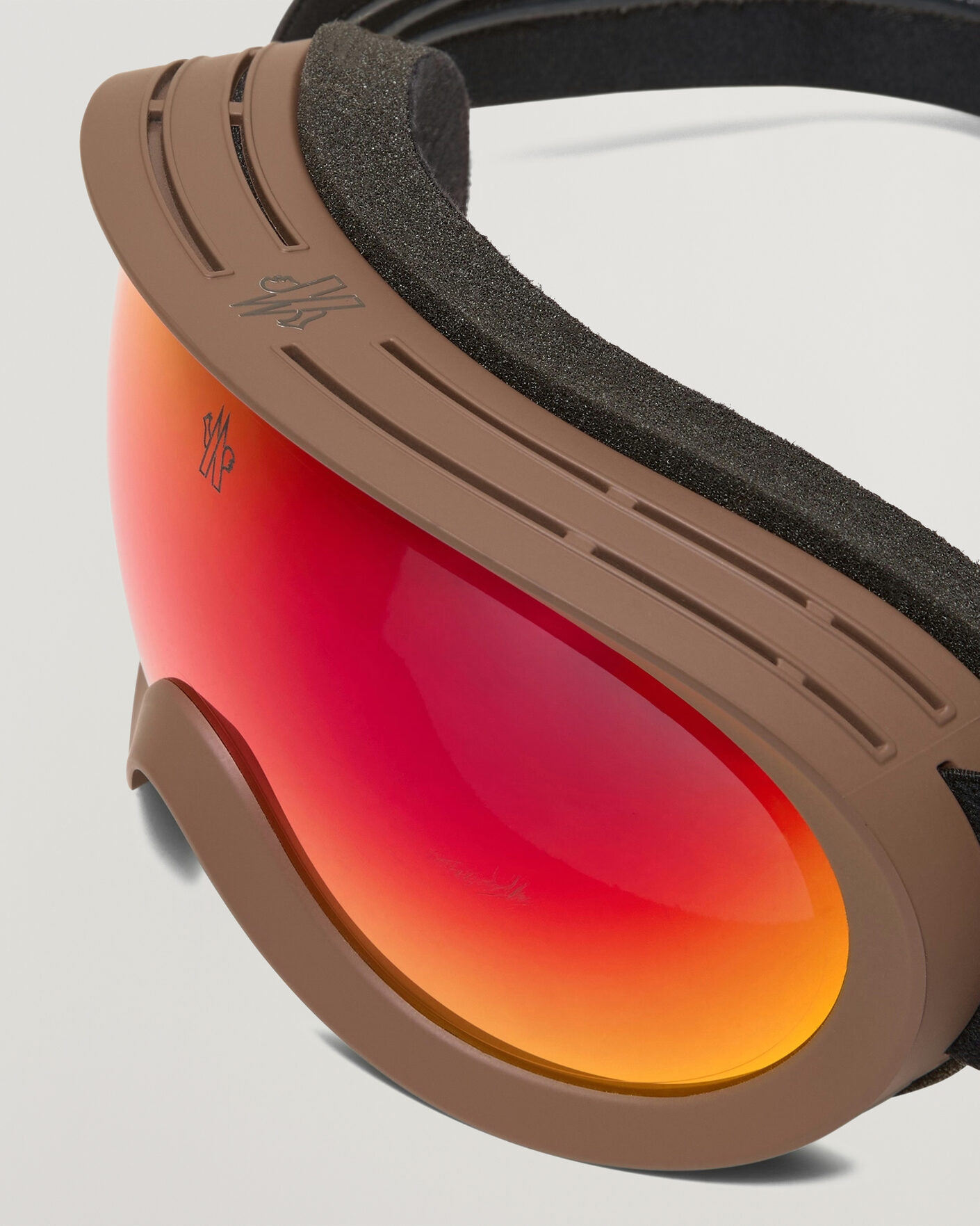 Herre | Solbriller | Moncler Lunettes | Snowray Ski Googles Matte Dark Brown