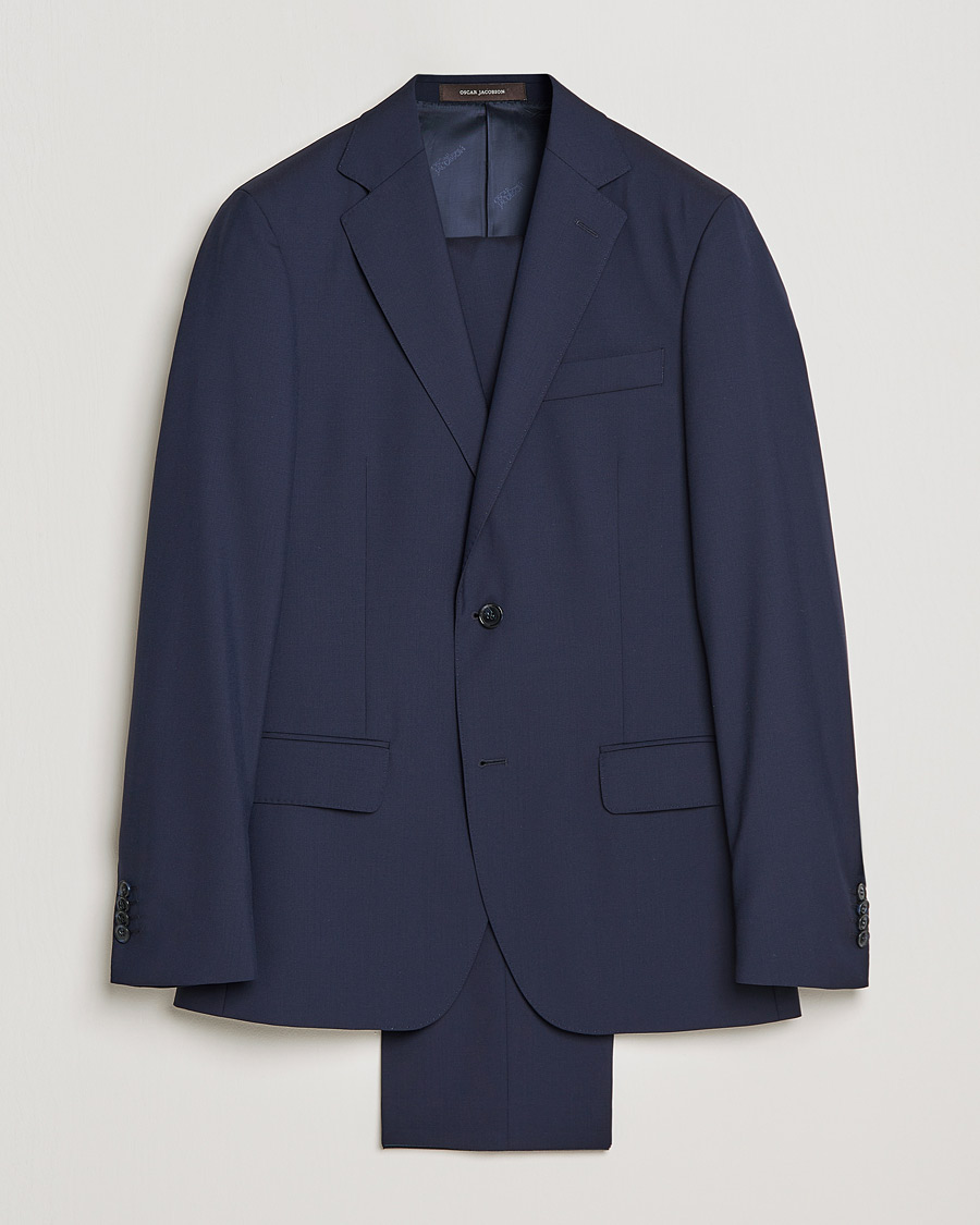 Herre | Dress | Oscar Jacobson | Edmund Suit Super 120's Wool Navy