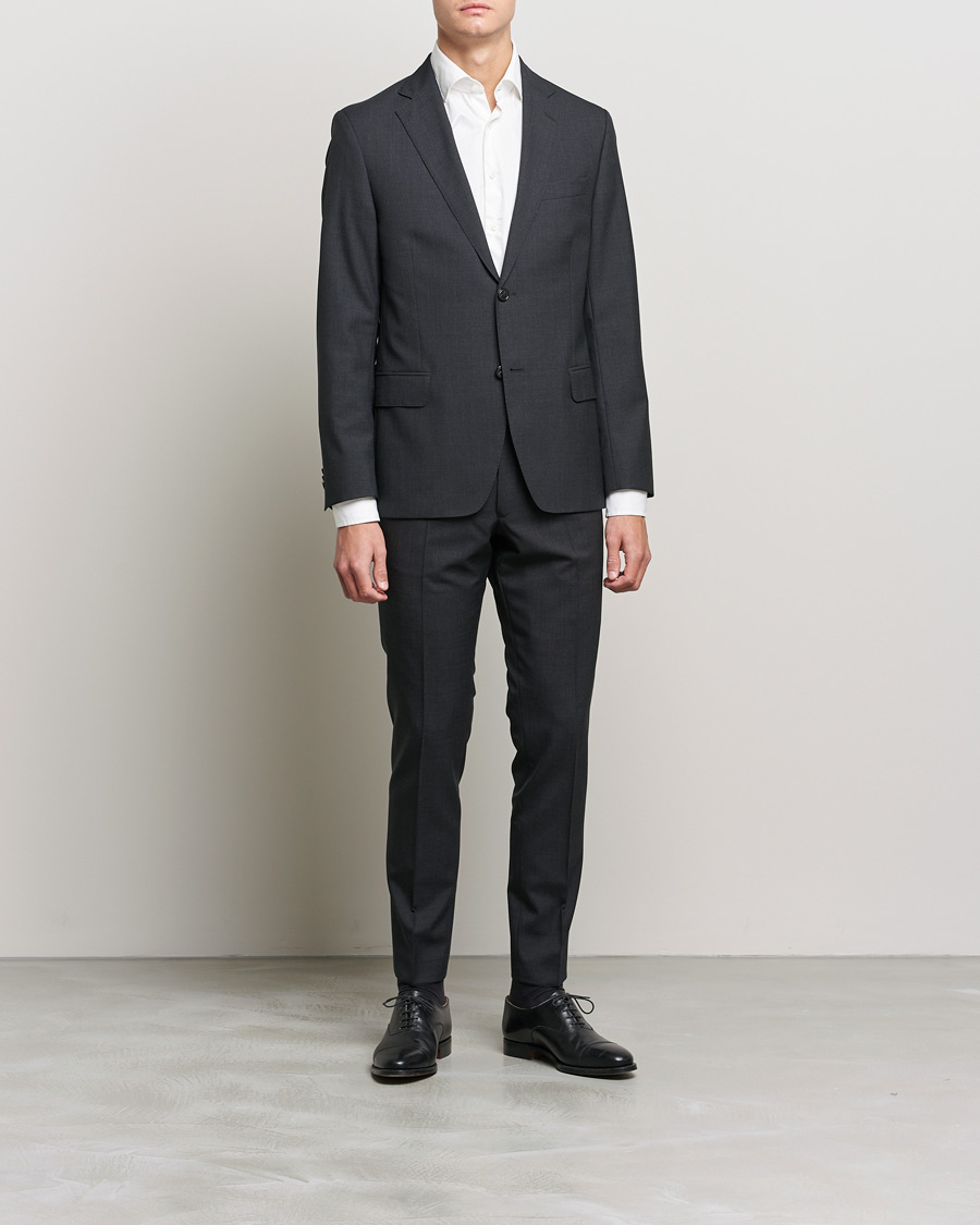 Herre | Dresser | Oscar Jacobson | Edmund Suit Super 120's Wool Grey