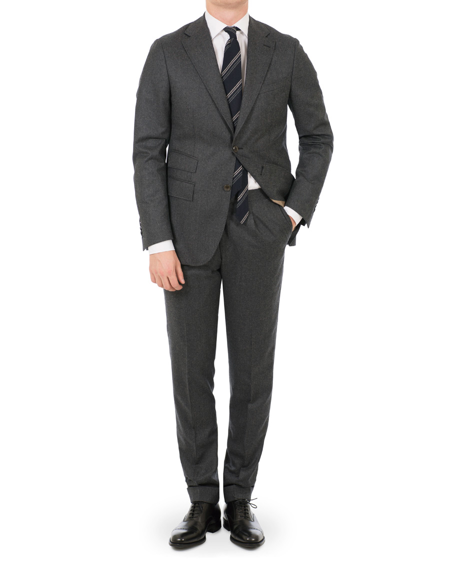 Herre | Dresser | Morris Heritage | Frank Light Flannel Suit Grey