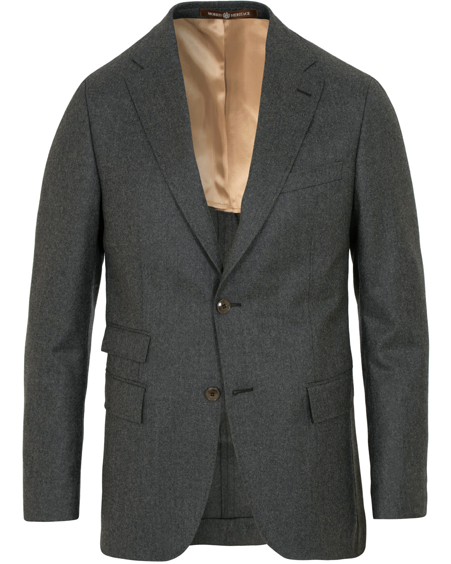 Herre | Dresser | Morris Heritage | Frank Light Flannel Suit Grey