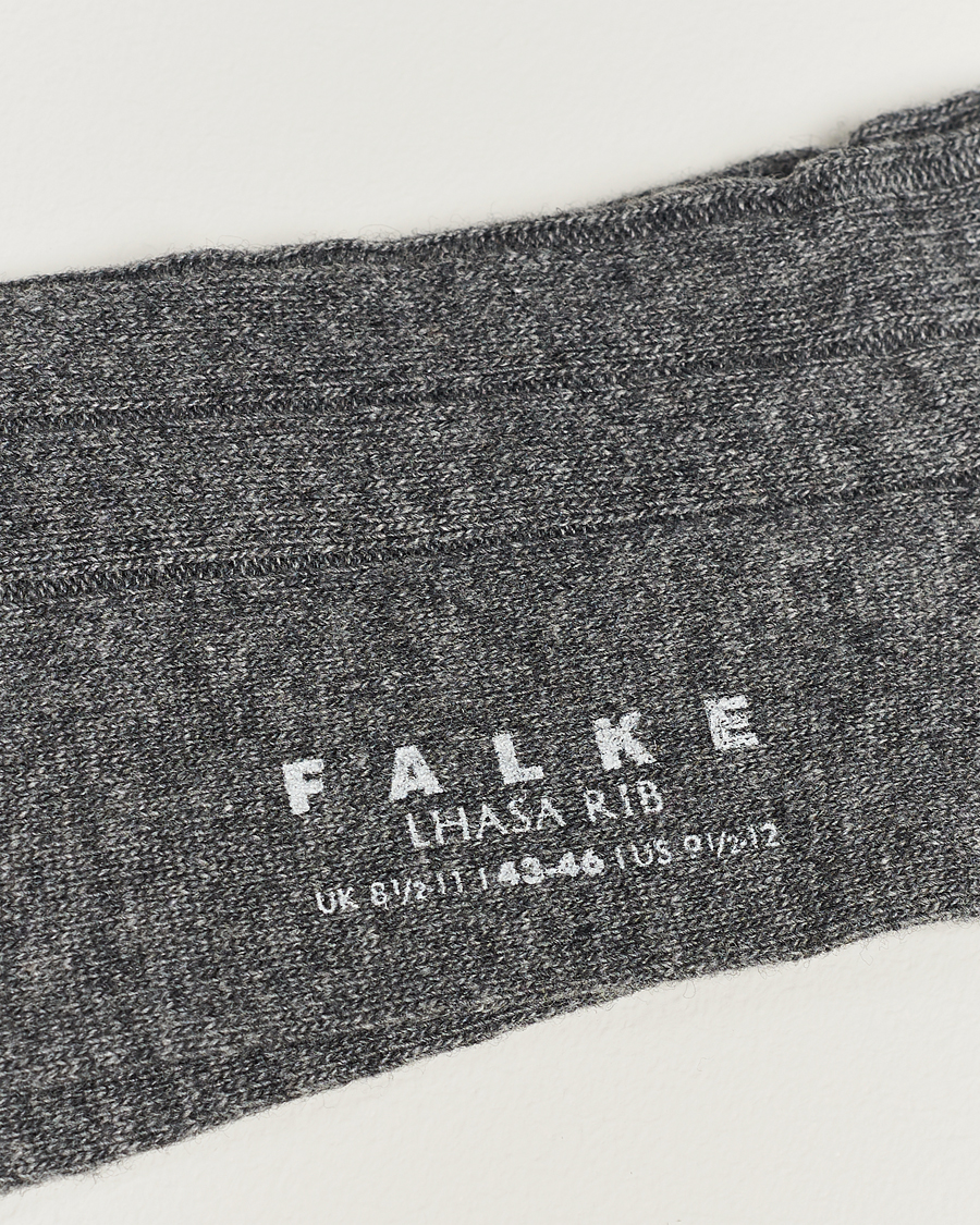 Herre | Undertøy | Falke | 3-Pack Lhasa Cashmere Socks Light Grey