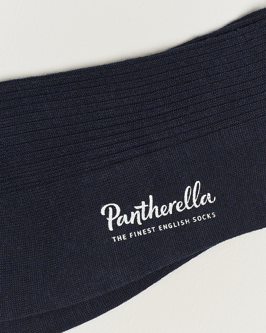 Herre | Pantherella | Pantherella | 3-Pack Naish Merino/Nylon Sock Navy