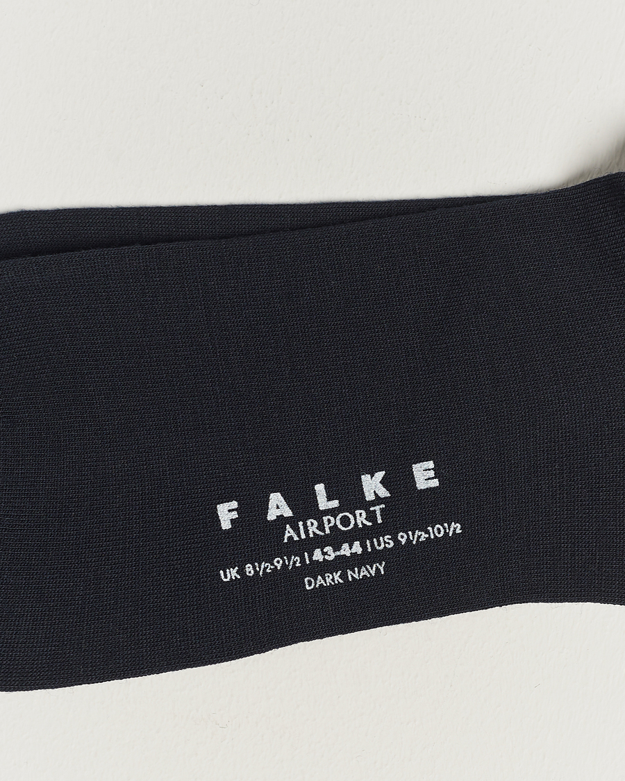 Herre | Undertøy | Falke | 5-Pack Airport Socks Black/Dark Navy/Anthracite Melange