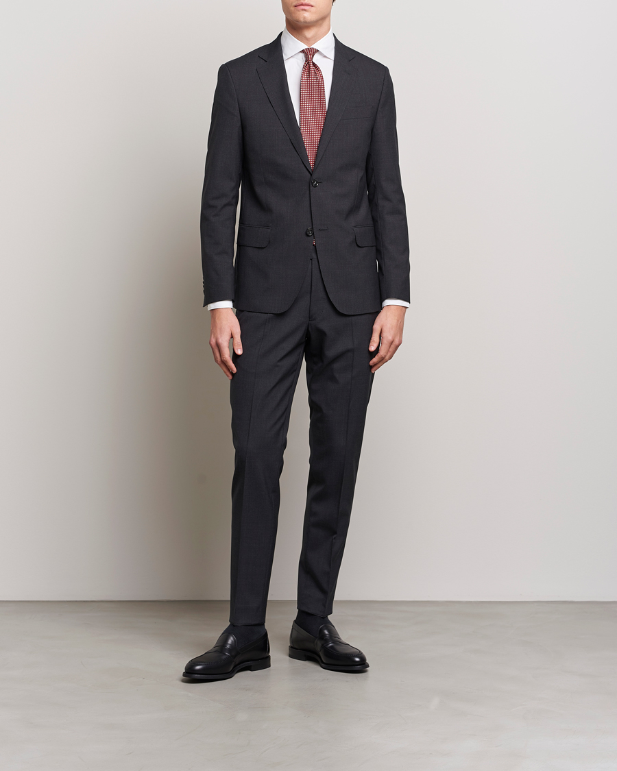 Herre | Tøj | Oscar Jacobson | Edmund Wool Suit Grey