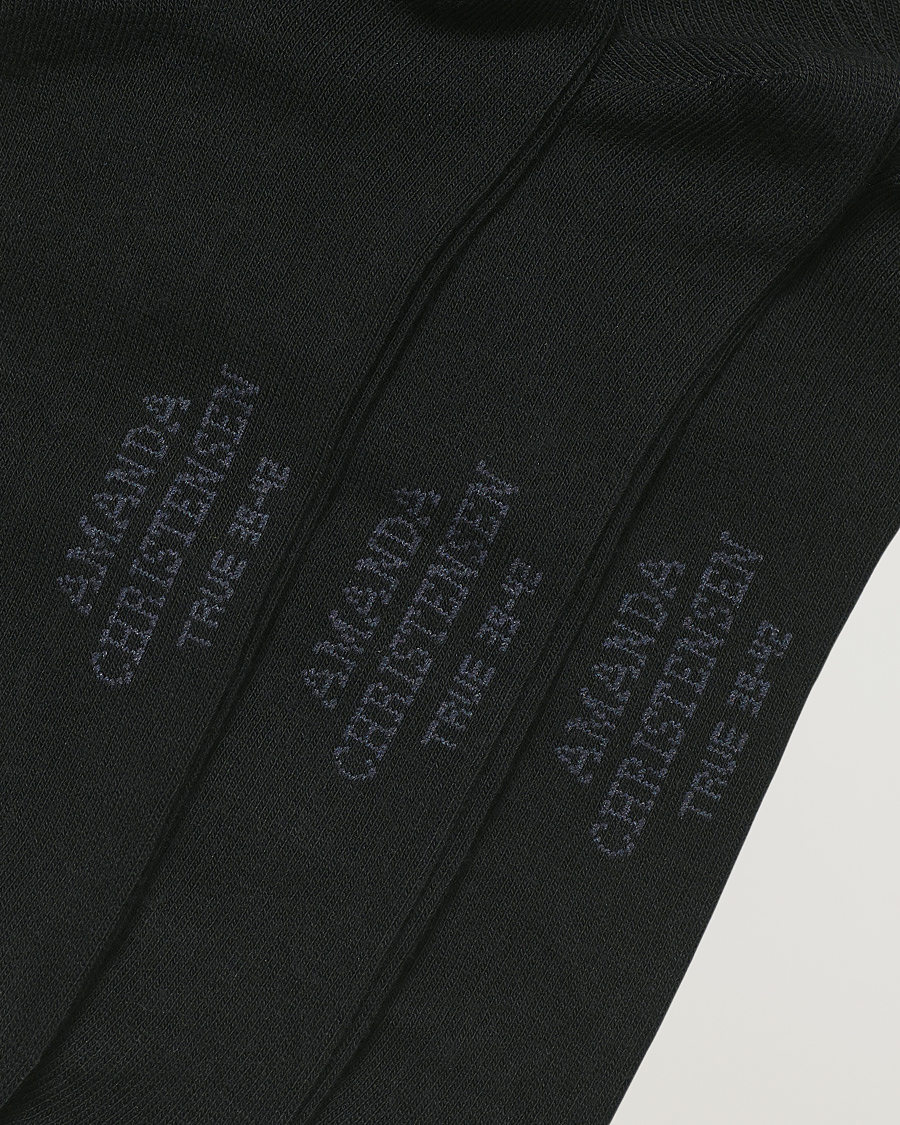 Herre | Undertøy | Amanda Christensen | 6-Pack True Cotton Socks Black
