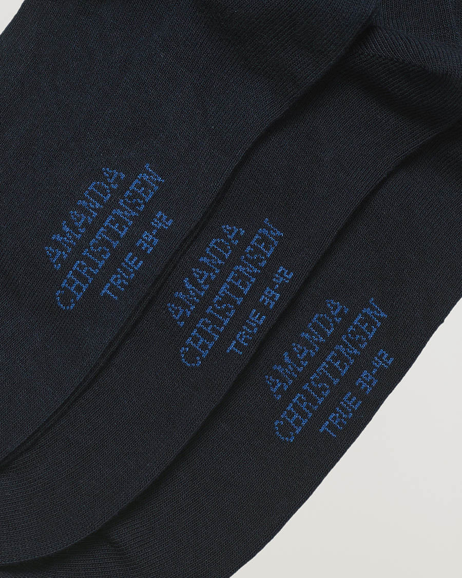 Herre | Undertøy | Amanda Christensen | 9-Pack True Cotton Socks Dark Navy