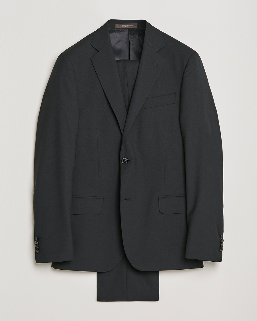 Herre | Dress | Oscar Jacobson | Edmund Suit Super 120's Wool Black