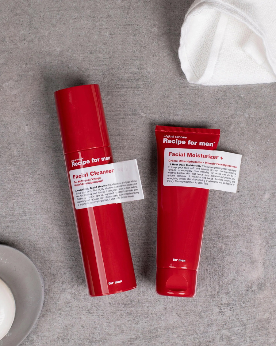 Herre | Hudpleie | Recipe for men | Daily Routine Kit for Dry Skin