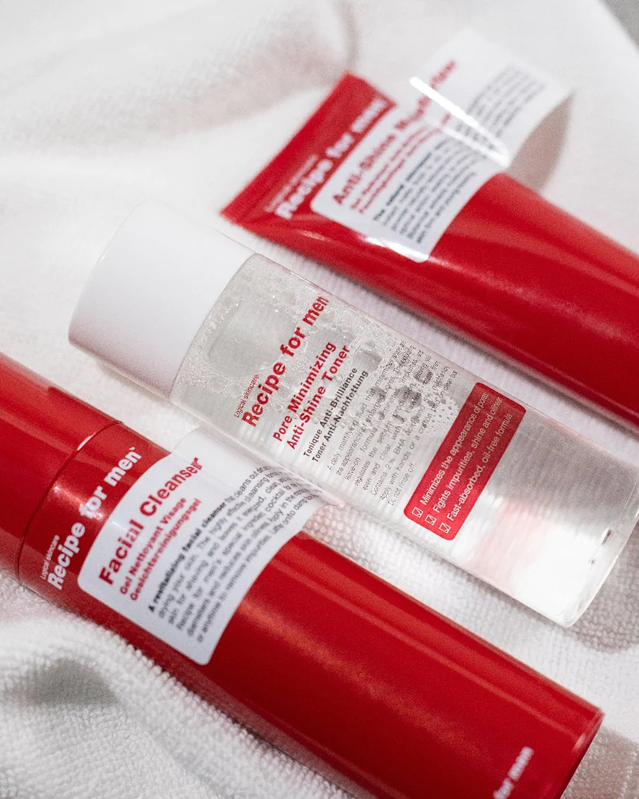 Herre | Hudpleie | Recipe for men | Pore Minimizing Kit