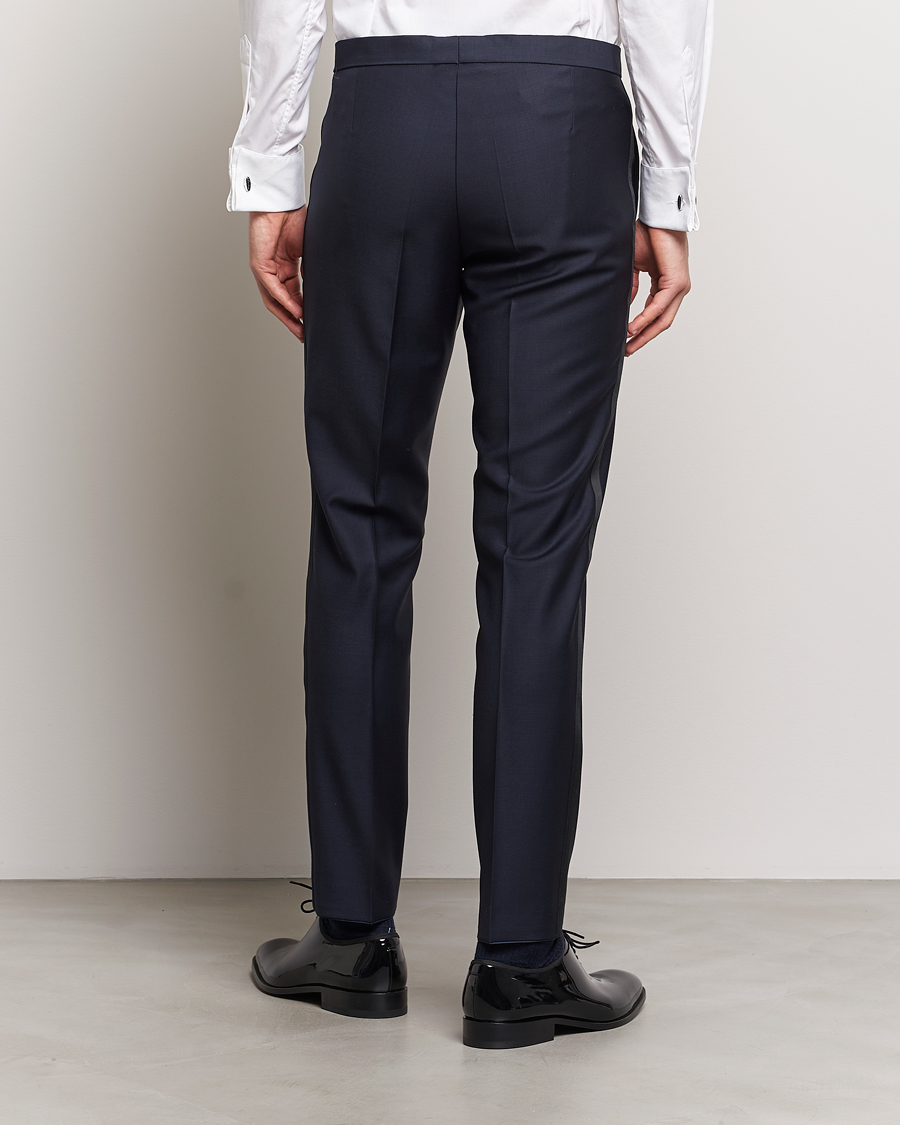 Herre | Dresser | Oscar Jacobson | Frampton Wool Tuxedo Suit Navy