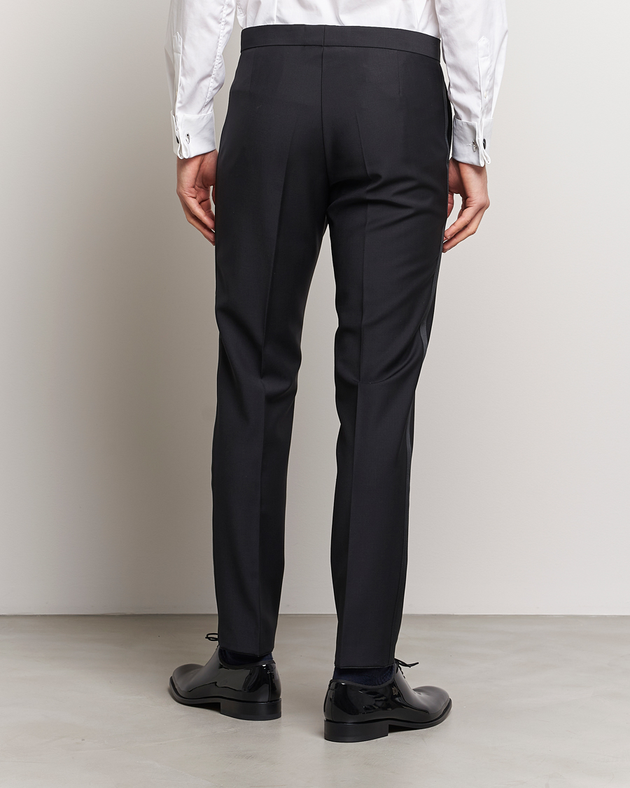Herre | Dresser | Oscar Jacobson | Figaro/Denz Wool Tuxedo Suit Black