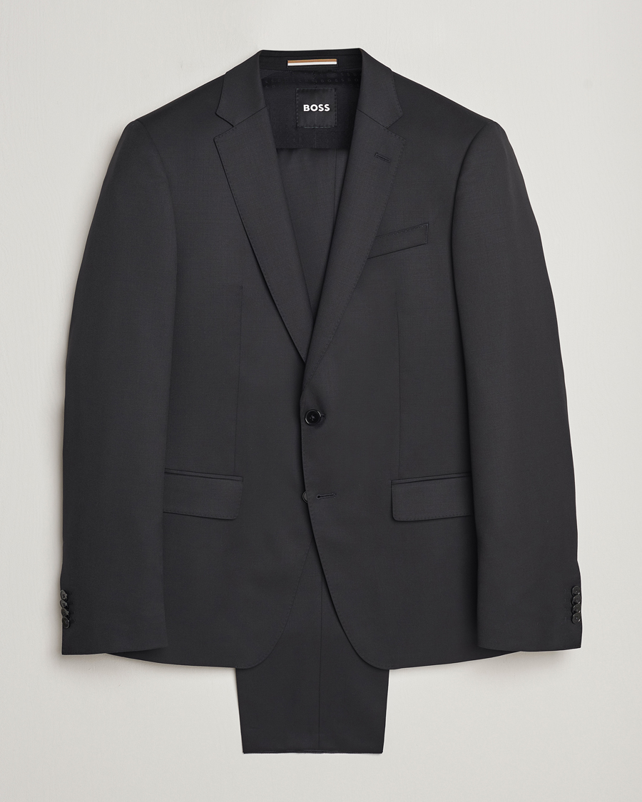 Herre | Dresser | BOSS BLACK | Huge Wool Suit Black