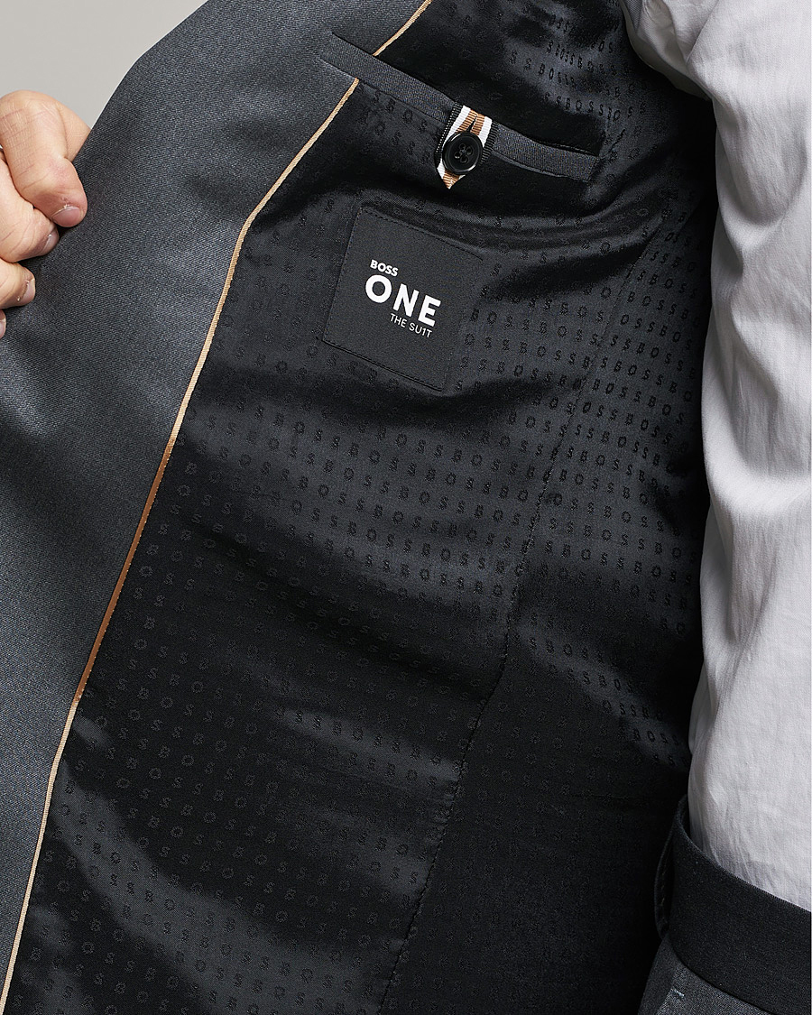 Herre | Dresser | BOSS BLACK | Huge Wool Suit Dark Grey