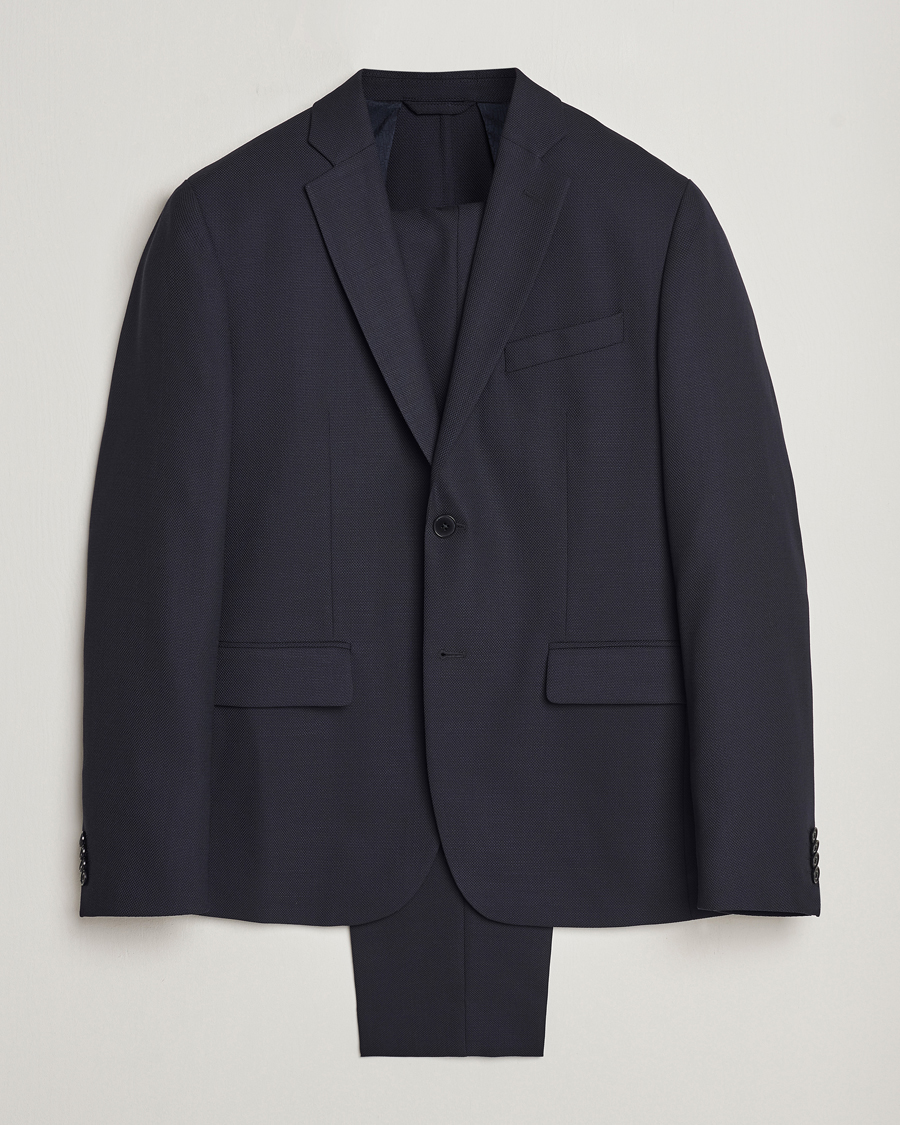 Herre | Dresser | J.Lindeberg | Hopper Active Hopsack Suit Navy