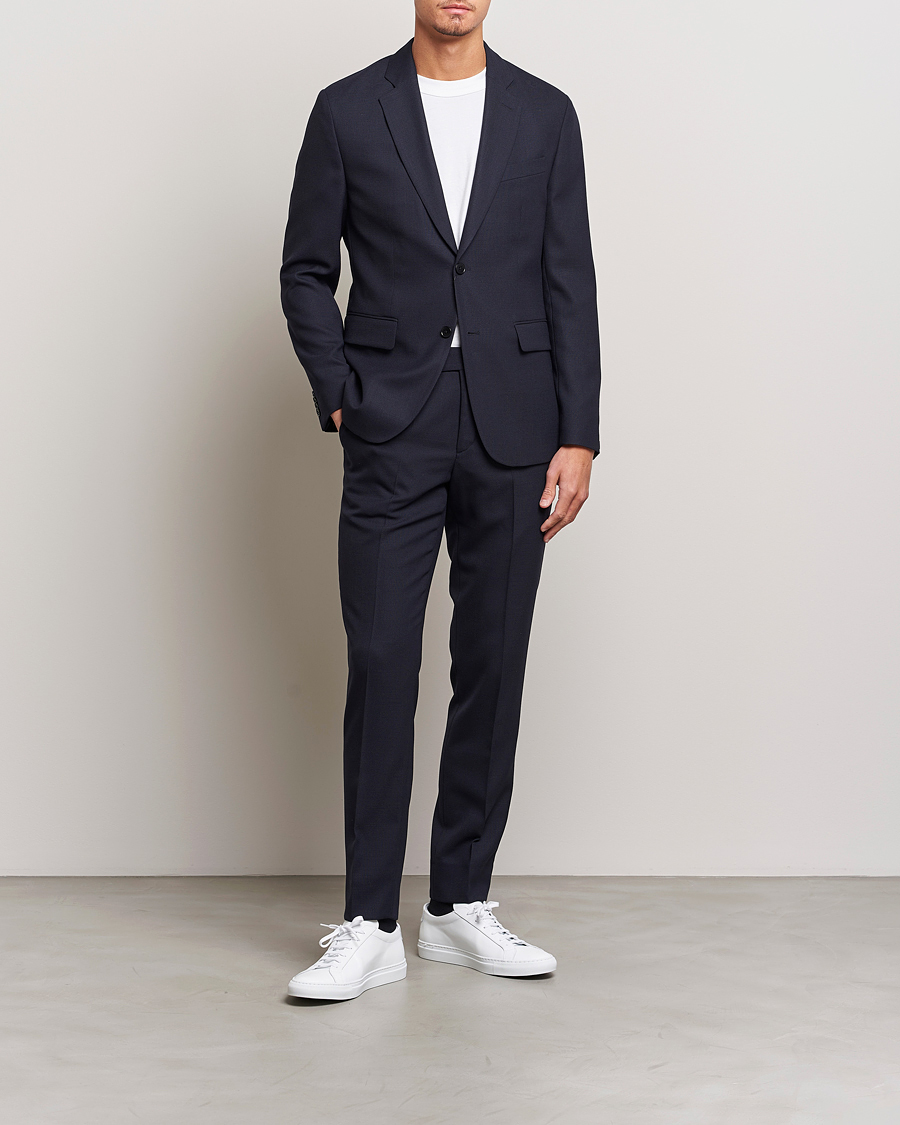 Herre | Dresser | J.Lindeberg | Hopper Active Hopsack Suit Navy