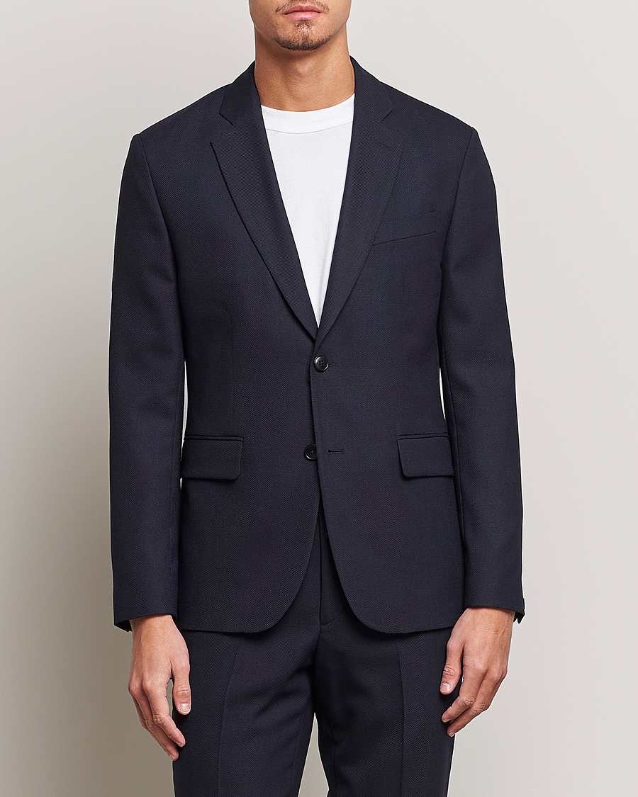 Herre | Business & Beyond | J.Lindeberg | Hopper Active Hopsack Suit Navy