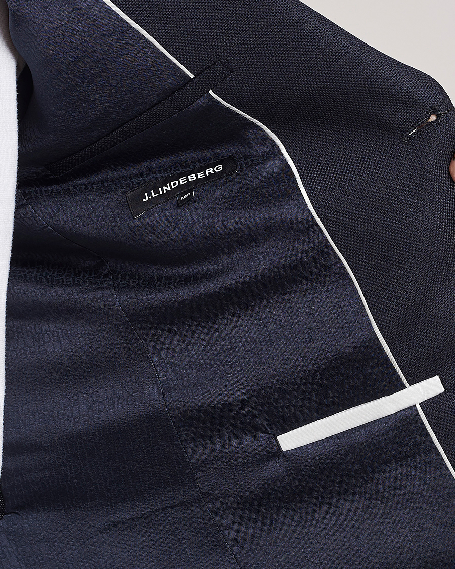 Herre | Dresser | J.Lindeberg | Hopper Active Hopsack Suit Navy