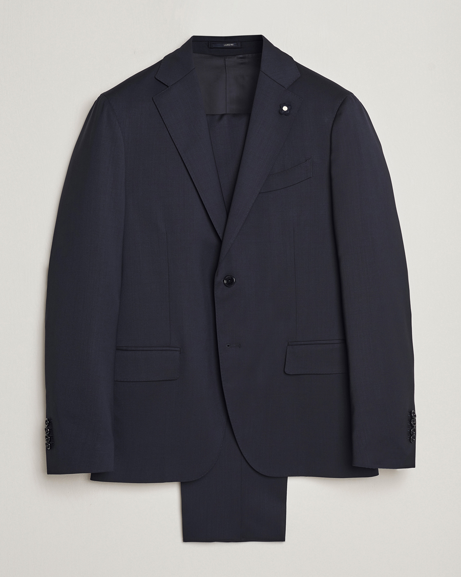 Herre | Dresser | Lardini | Wool Suit Navy