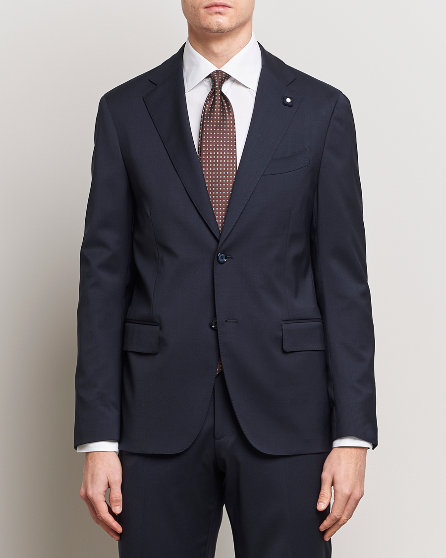 Herre | Avdelinger | Lardini | Wool Suit Navy