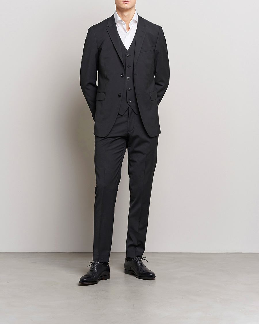 Herre | Tøj | Tiger of Sweden | Jerretts Wool Travel Suit Black