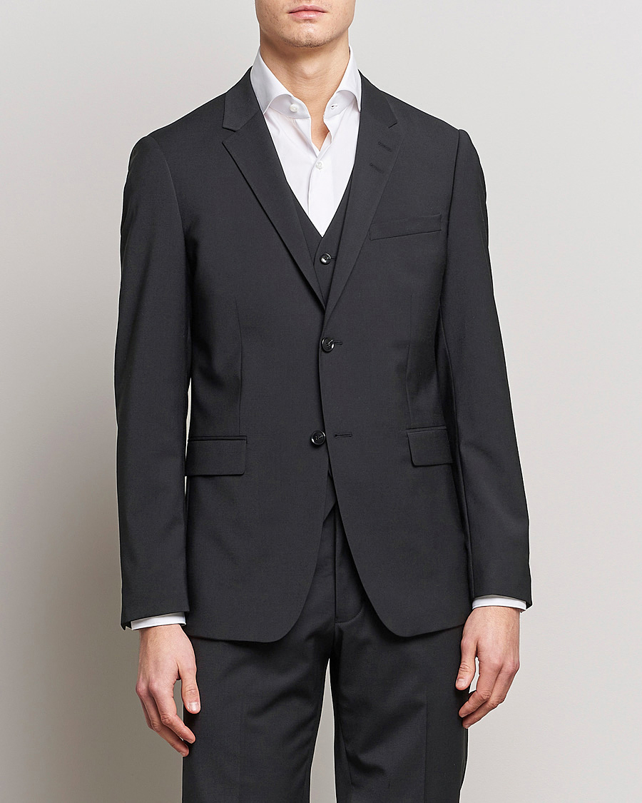 Herre | Klær | Tiger of Sweden | Jerretts Wool Travel Suit Black