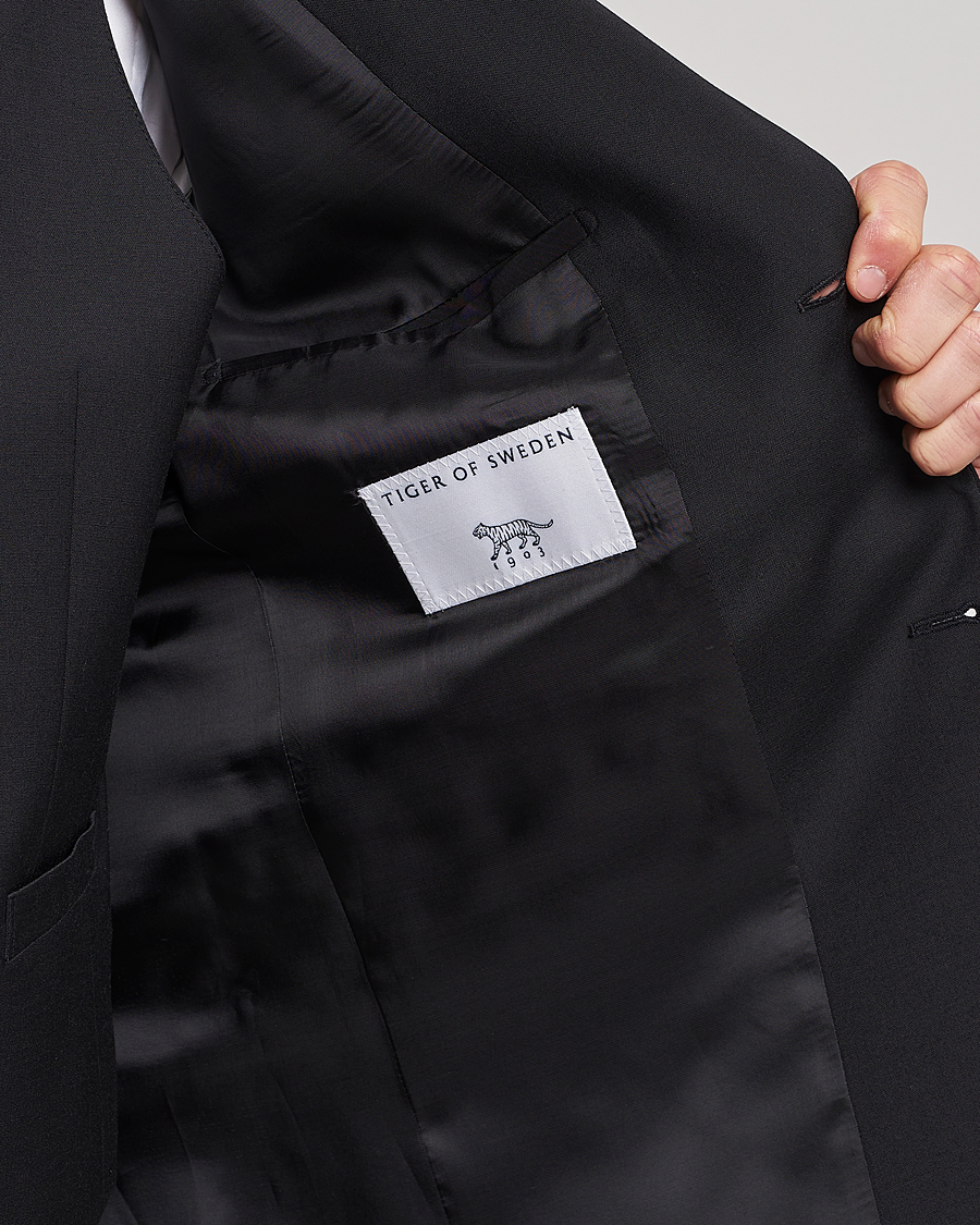 Herre | Dresser | Tiger of Sweden | Jerretts Wool Travel Suit Black