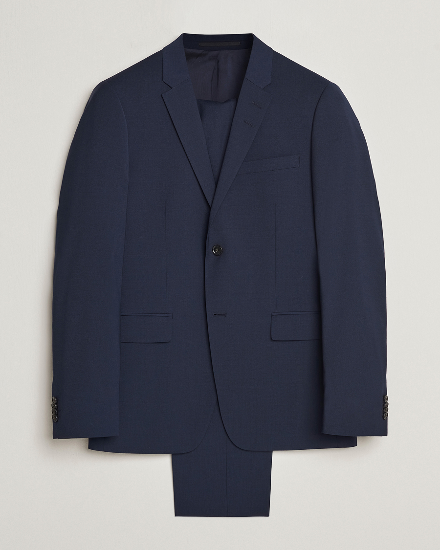 Herre | Dresser | Tiger of Sweden | Jerretts Wool Travel Suit Royal Blue