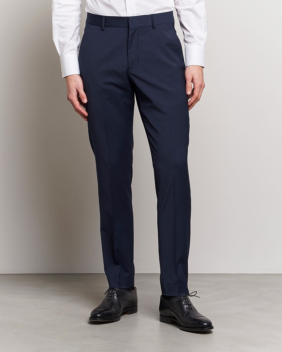 Herre | Dresser | Tiger of Sweden | Jerretts Wool Travel Suit Royal Blue