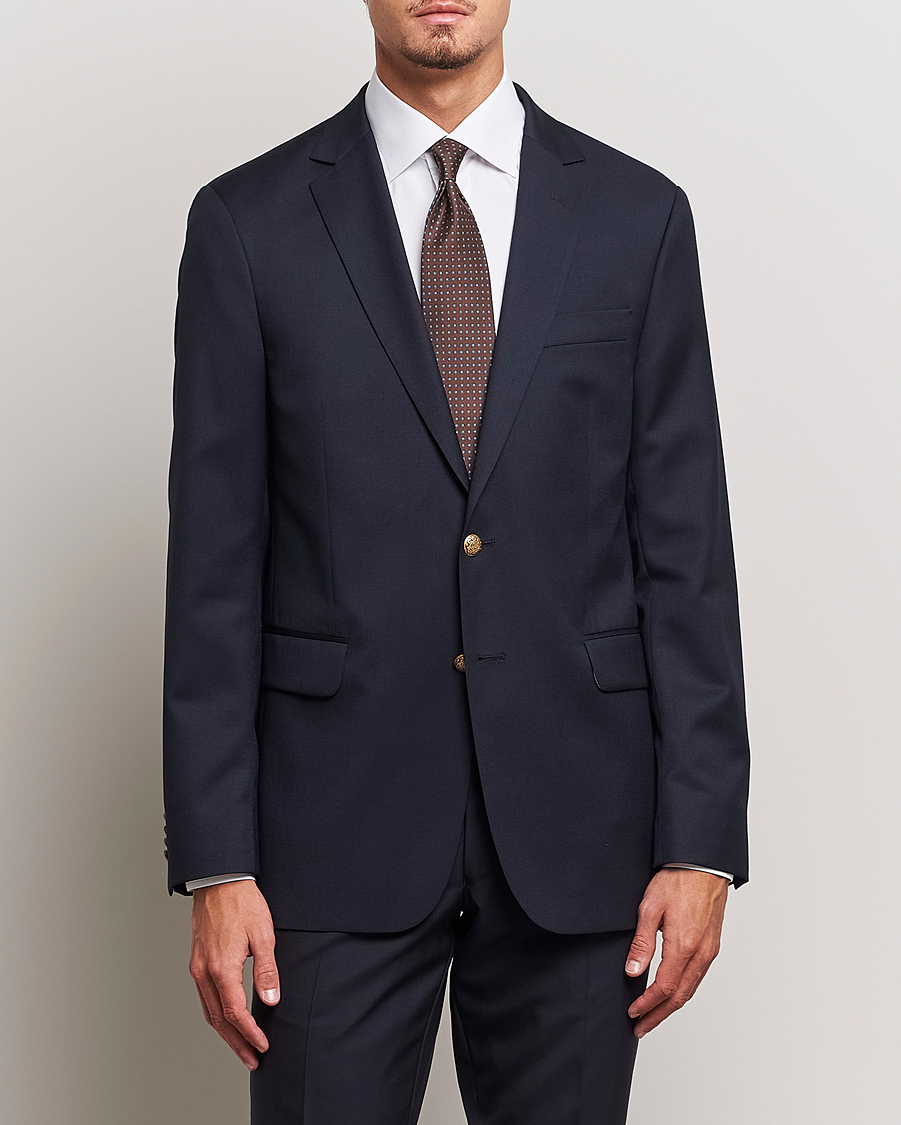 Herre | Dresser | Oscar Jacobson | John Club Wool Suit Navy