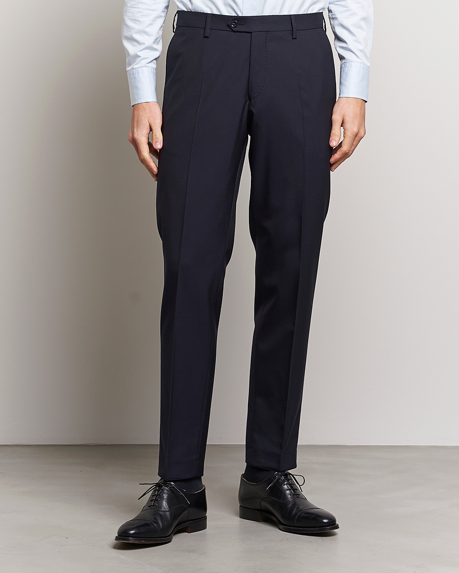 Herre | Dresser | Oscar Jacobson | John Club Wool Suit Navy
