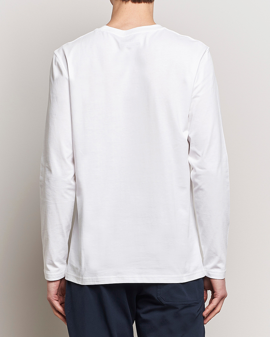 Herre | T-Shirts | Bread & Boxers | 2-pack Long Sleeve T-Shirts White/Black