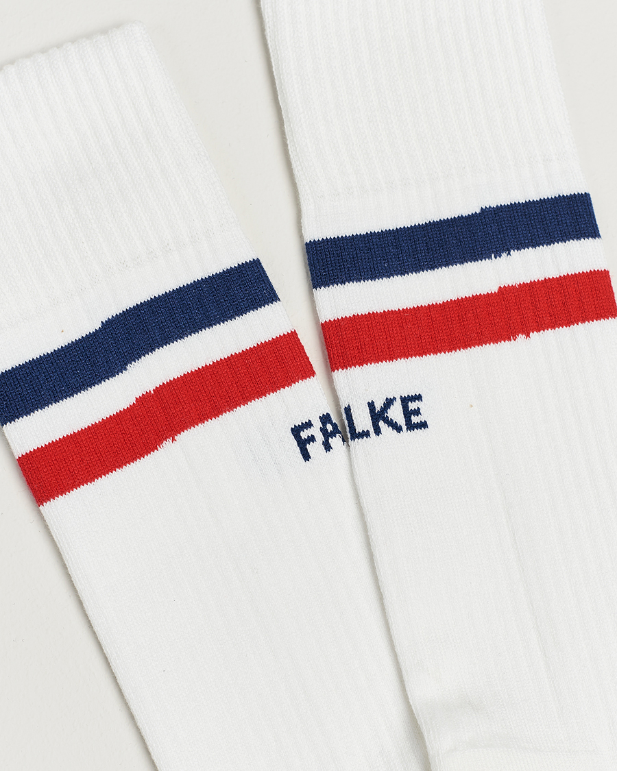 Herre | Undertøy | Falke | 3-pack Dynamic Tennis Socks White/Blue/Red