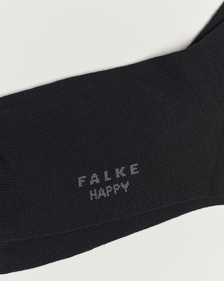 Herre | Undertøy | Falke | 6-pack Happy Cotton Socks Black