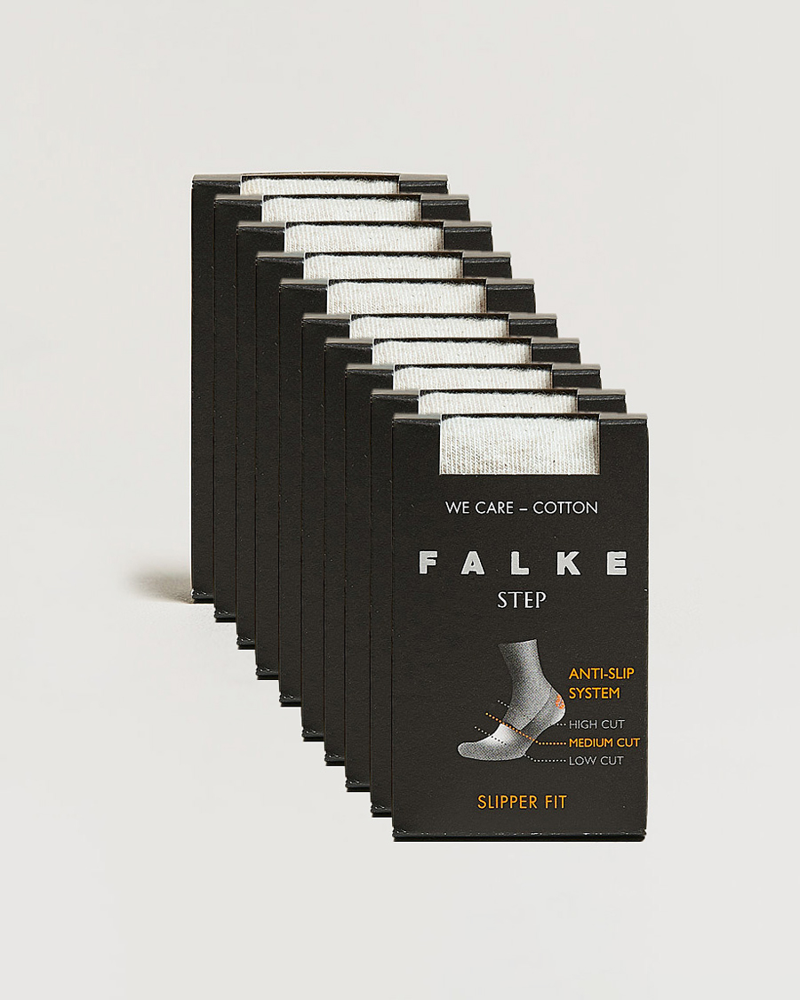 Herre | Undertøy | Falke | 10-pack Step In Box Loafer Socks White