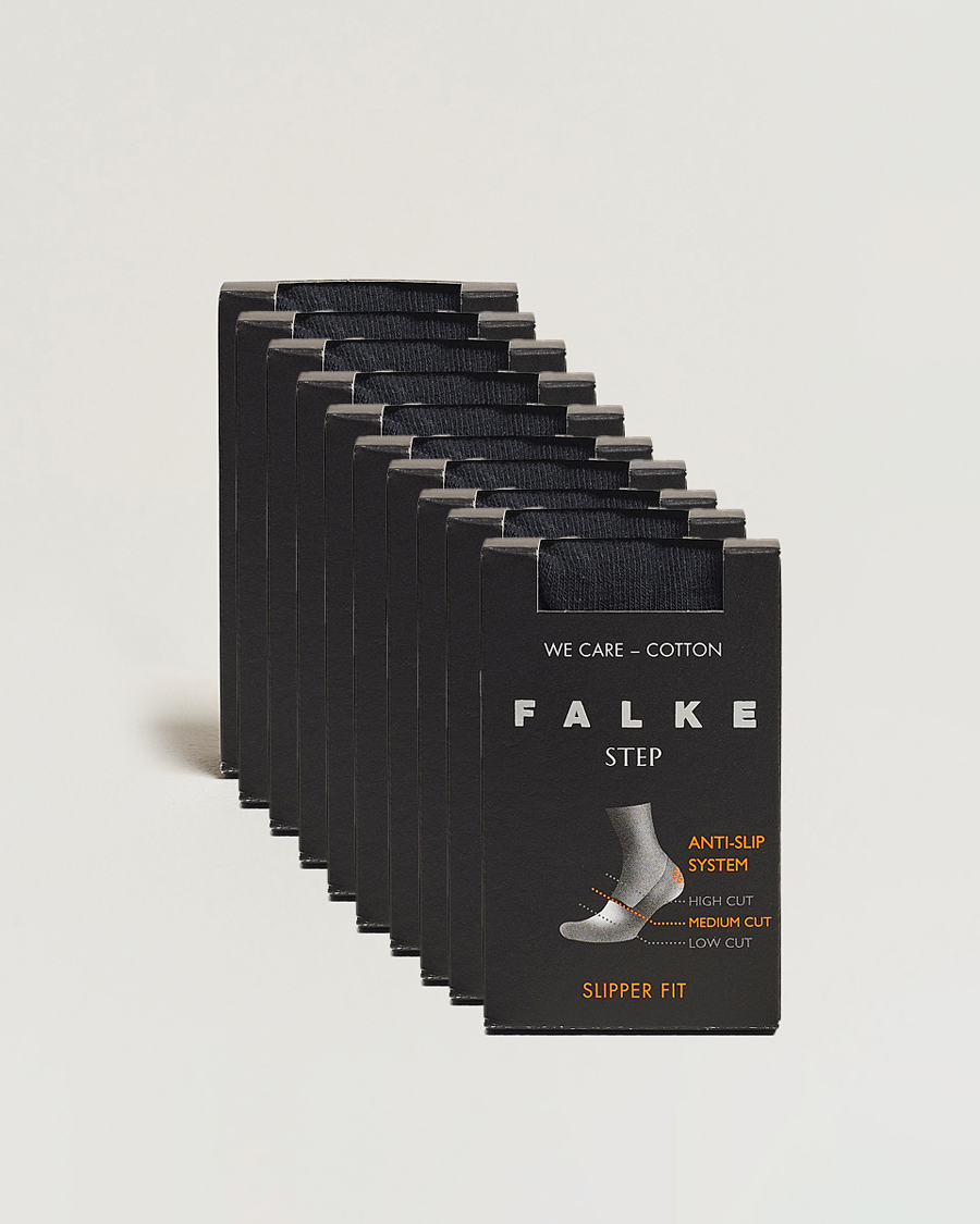 Herre | Undertøy | Falke | 10-pack Step In Box Loafer Socks Black