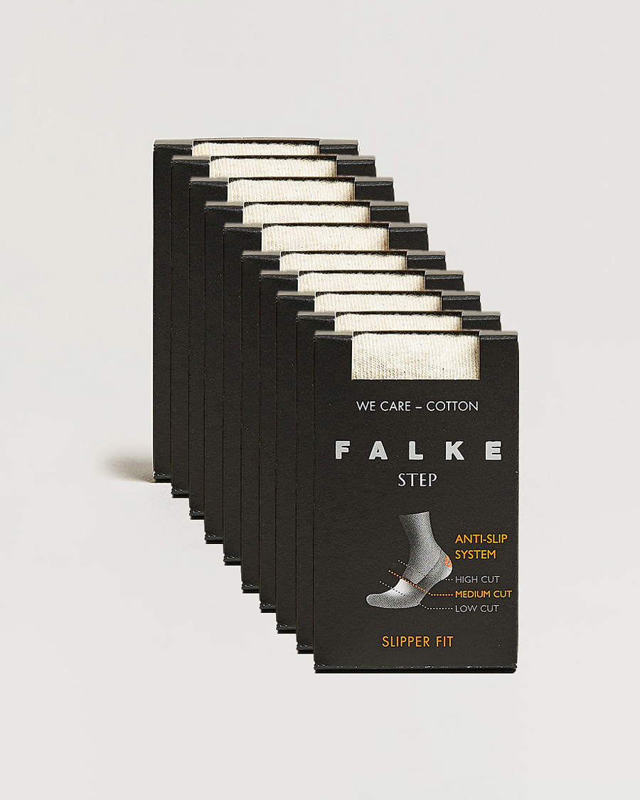 Herre | Undertøy | Falke | 10-pack Step In Box Loafer Socks Nature