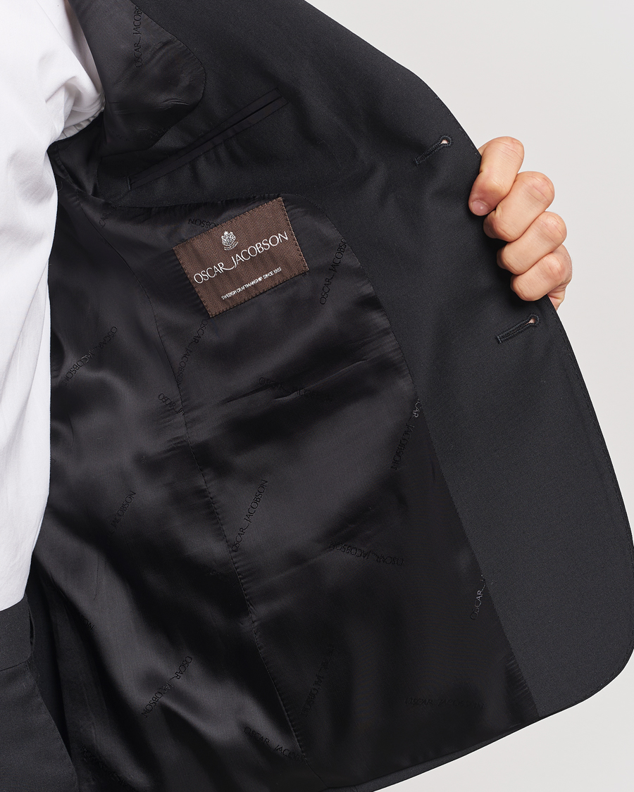 Herre | Dresser | Oscar Jacobson | Edmund Wool Blend Suit Black