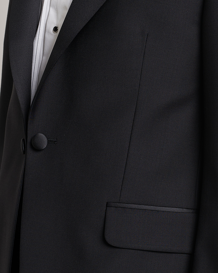 Herre | Dresser | Oscar Jacobson | Frampton Wool Tuxedo Black
