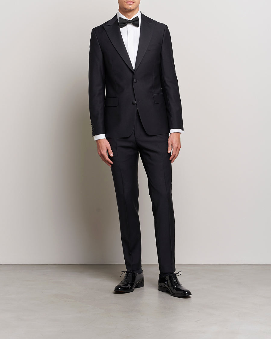 Herre | Dresser | Oscar Jacobson | Elder Wool Tuxedo Black