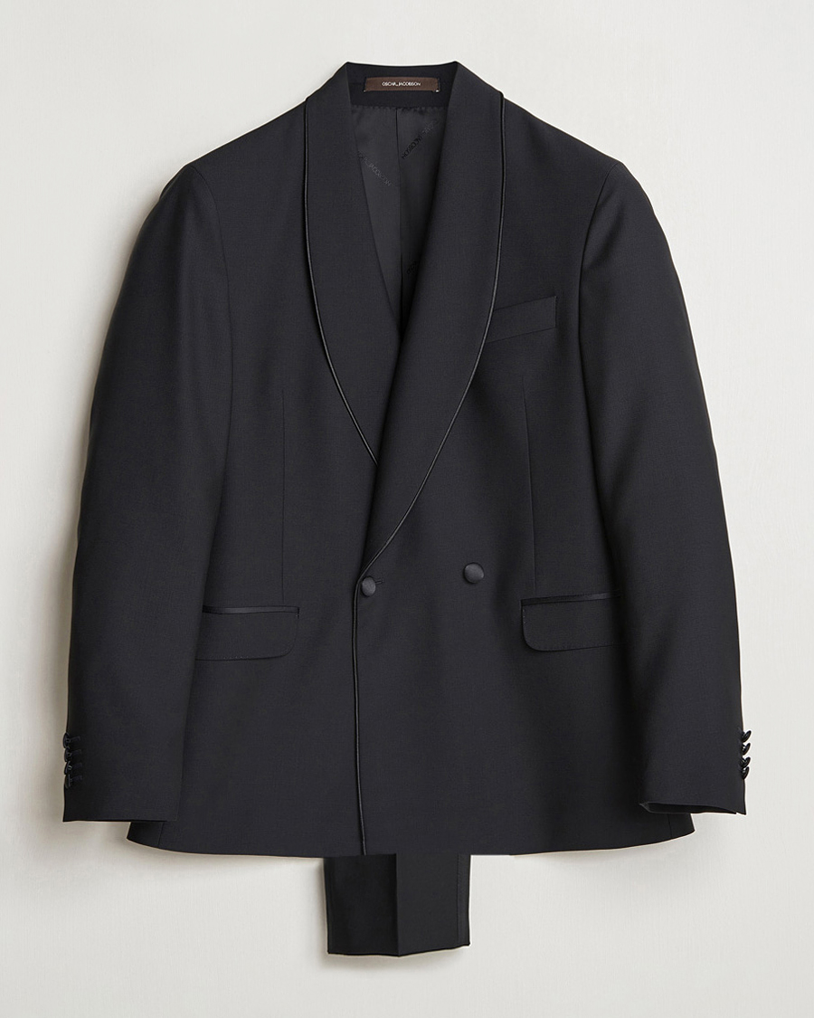Herre | Dresser | Oscar Jacobson | Fattore Double Breasted Tuxedo Black