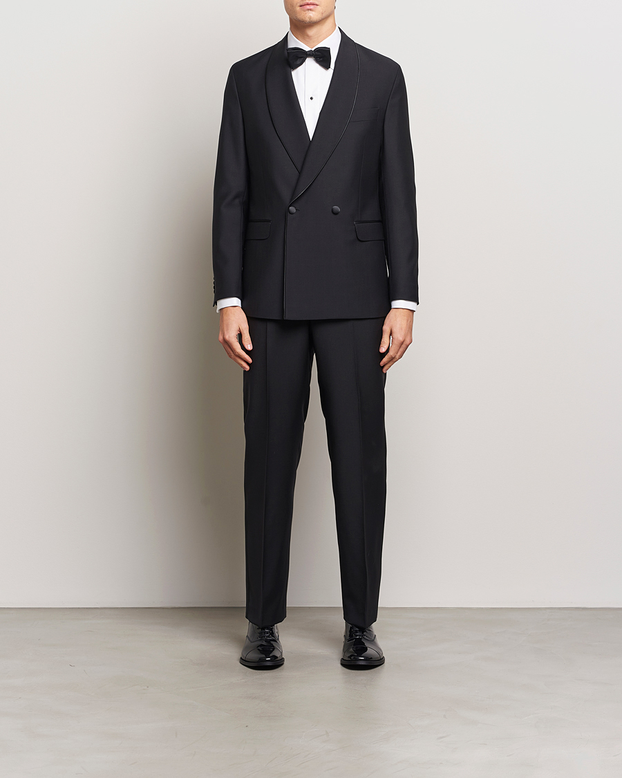 Herre | Dresser | Oscar Jacobson | Fattore Double Breasted Tuxedo Black