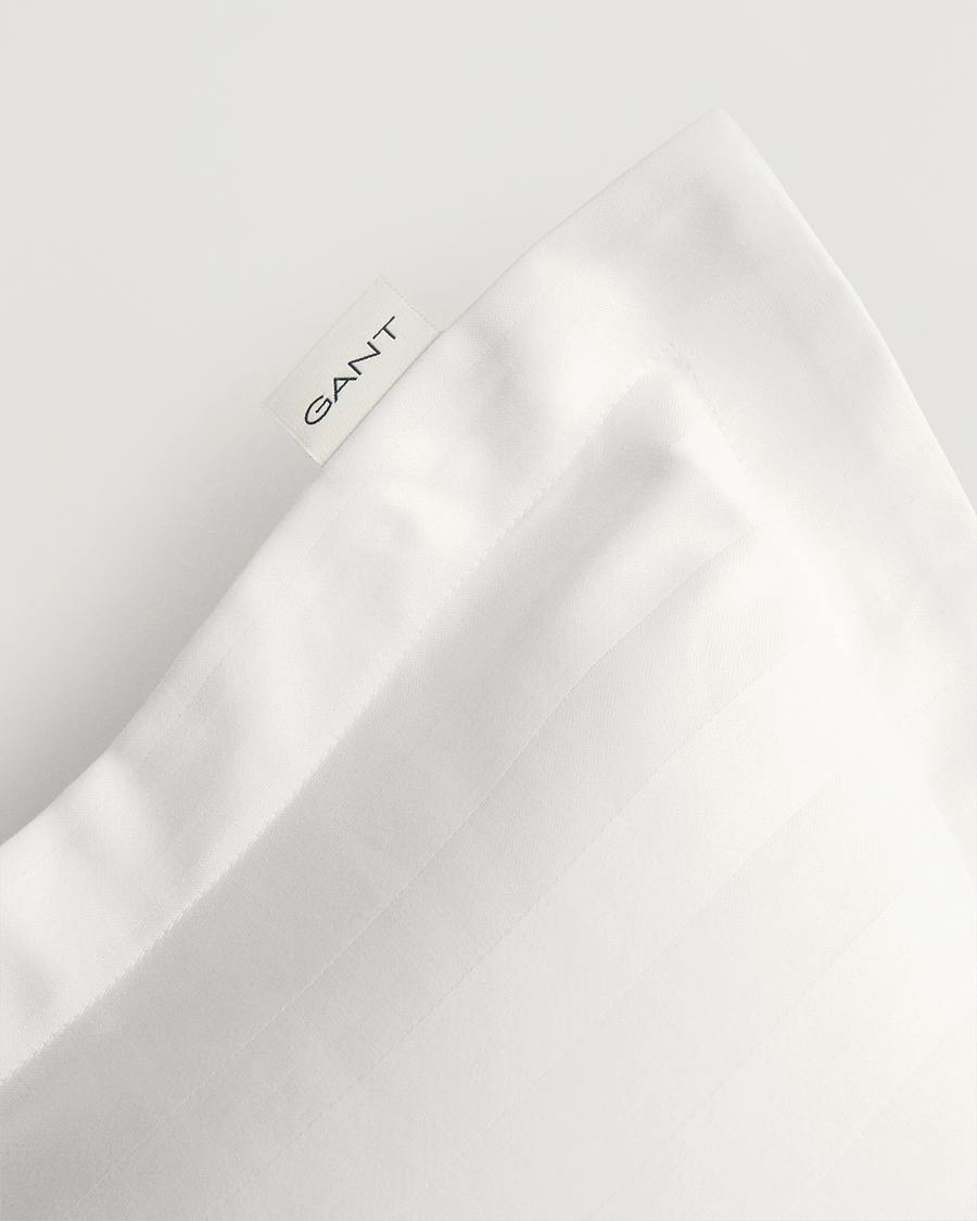 Herre | Til hjemmet | GANT | Sateen Striped Duvet & Pillowcase Set White